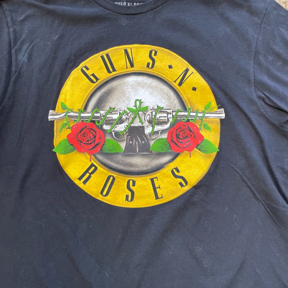 Guns N' Roses Black Graphic Short Sleeve Tee - Picture 3 of 9